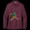 Women's Silk Touch Long Sleeve Polo Thumbnail