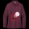 Women's Silk Touch Long Sleeve Polo Thumbnail