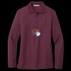 Women's Silk Touch Long Sleeve Polo Thumbnail