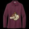 Women's Silk Touch Long Sleeve Polo Thumbnail