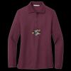 Women's Silk Touch Long Sleeve Polo Thumbnail