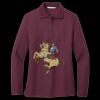 Women's Silk Touch Long Sleeve Polo Thumbnail