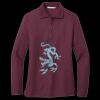 Women's Silk Touch Long Sleeve Polo Thumbnail