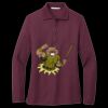 Women's Silk Touch Long Sleeve Polo Thumbnail