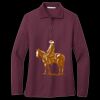 Women's Silk Touch Long Sleeve Polo Thumbnail