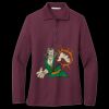 Women's Silk Touch Long Sleeve Polo Thumbnail