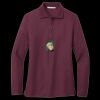 Women's Silk Touch Long Sleeve Polo Thumbnail