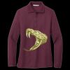 Women's Silk Touch Long Sleeve Polo Thumbnail
