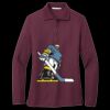 Women's Silk Touch Long Sleeve Polo Thumbnail