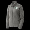 Women's Heather Microfleece Full Zip Jacket Thumbnail