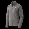 Women's Heather Microfleece Full Zip Jacket Thumbnail