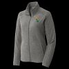 Women's Heather Microfleece Full Zip Jacket Thumbnail