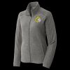 Women's Heather Microfleece Full Zip Jacket Thumbnail