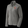 Women's Heather Microfleece Full Zip Jacket Thumbnail