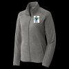Women's Heather Microfleece Full Zip Jacket Thumbnail
