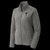 Women's Heather Microfleece Full Zip Jacket Thumbnail