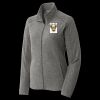 Women's Heather Microfleece Full Zip Jacket Thumbnail