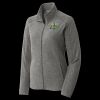 Women's Heather Microfleece Full Zip Jacket Thumbnail