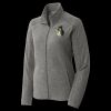Women's Heather Microfleece Full Zip Jacket Thumbnail