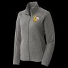 Women's Heather Microfleece Full Zip Jacket Thumbnail