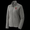 Women's Heather Microfleece Full Zip Jacket Thumbnail