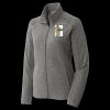 Women's Heather Microfleece Full Zip Jacket Thumbnail
