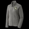 Women's Heather Microfleece Full Zip Jacket Thumbnail