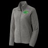 Women's Heather Microfleece Full Zip Jacket Thumbnail