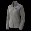 Women's Heather Microfleece Full Zip Jacket Thumbnail