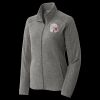 Women's Heather Microfleece Full Zip Jacket Thumbnail