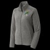 Women's Heather Microfleece Full Zip Jacket Thumbnail