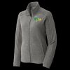 Women's Heather Microfleece Full Zip Jacket Thumbnail