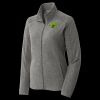 Women's Heather Microfleece Full Zip Jacket Thumbnail