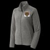 Women's Heather Microfleece Full Zip Jacket Thumbnail