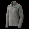 Women's Heather Microfleece Full Zip Jacket Thumbnail