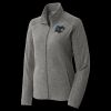 Women's Heather Microfleece Full Zip Jacket Thumbnail