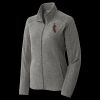 Women's Heather Microfleece Full Zip Jacket Thumbnail
