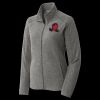 Women's Heather Microfleece Full Zip Jacket Thumbnail