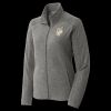 Women's Heather Microfleece Full Zip Jacket Thumbnail