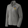 Women's Heather Microfleece Full Zip Jacket Thumbnail