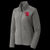 Women's Heather Microfleece Full Zip Jacket Thumbnail