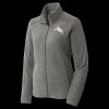 Women's Heather Microfleece Full Zip Jacket Thumbnail