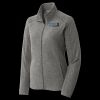 Women's Heather Microfleece Full Zip Jacket Thumbnail