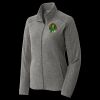 Women's Heather Microfleece Full Zip Jacket Thumbnail