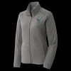 Women's Heather Microfleece Full Zip Jacket Thumbnail