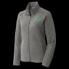 Women's Heather Microfleece Full Zip Jacket Thumbnail