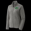 Women's Heather Microfleece Full Zip Jacket Thumbnail