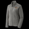 Women's Heather Microfleece Full Zip Jacket Thumbnail