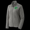Women's Heather Microfleece Full Zip Jacket Thumbnail