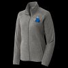 Women's Heather Microfleece Full Zip Jacket Thumbnail